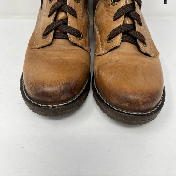 Dromedaris Kara Metallic Scrunched Leather Boot Col: Saddle EU 38 - Picture 5 of 12